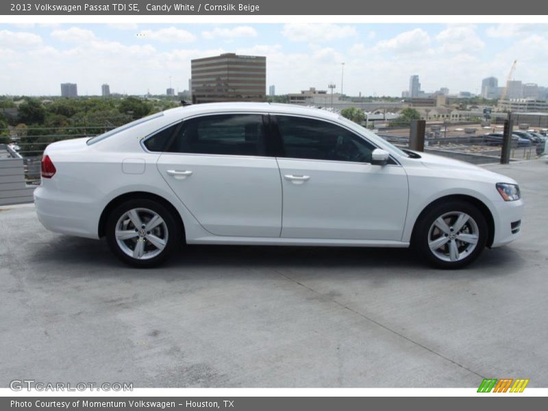 Candy White / Cornsilk Beige 2013 Volkswagen Passat TDI SE