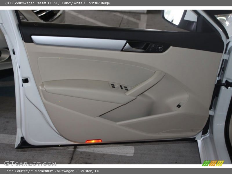 Candy White / Cornsilk Beige 2013 Volkswagen Passat TDI SE