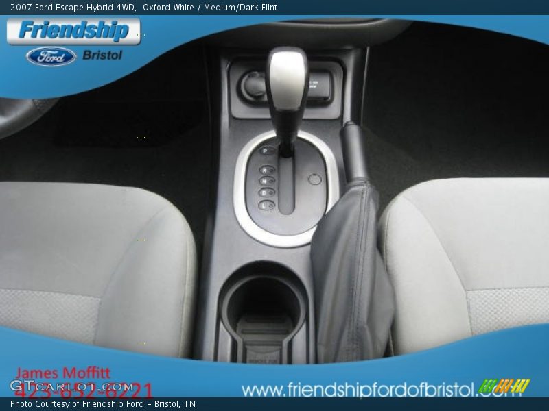 Oxford White / Medium/Dark Flint 2007 Ford Escape Hybrid 4WD