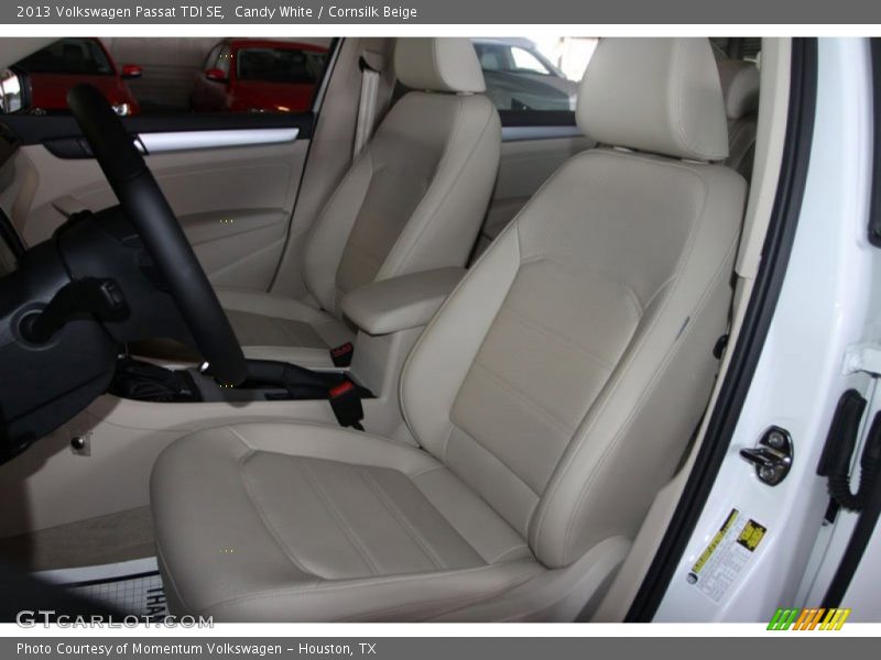 Candy White / Cornsilk Beige 2013 Volkswagen Passat TDI SE