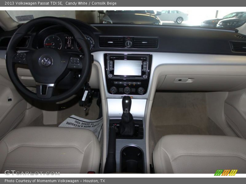 Candy White / Cornsilk Beige 2013 Volkswagen Passat TDI SE
