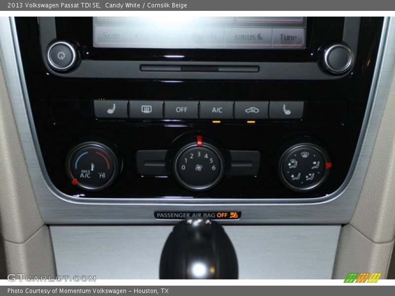 Candy White / Cornsilk Beige 2013 Volkswagen Passat TDI SE