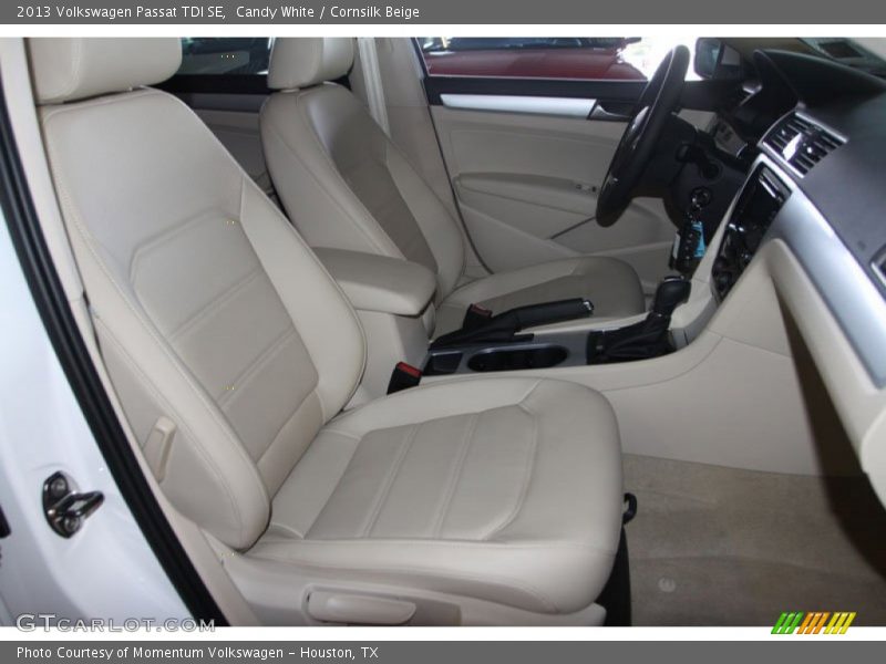 Candy White / Cornsilk Beige 2013 Volkswagen Passat TDI SE
