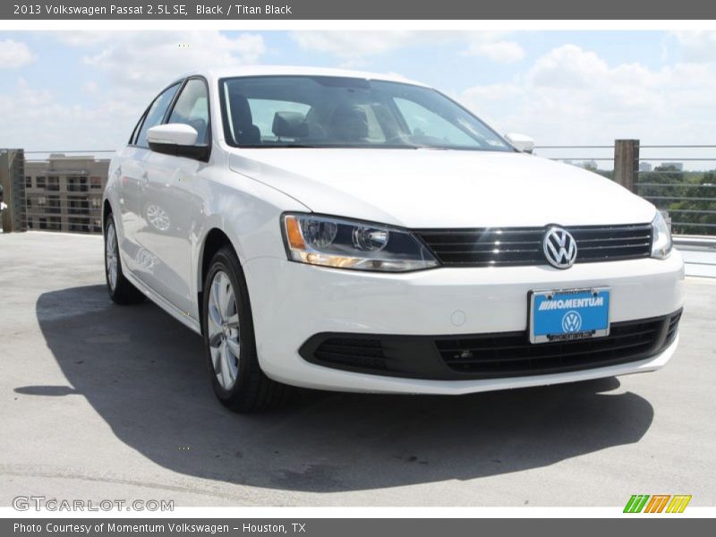 Black / Titan Black 2013 Volkswagen Passat 2.5L SE