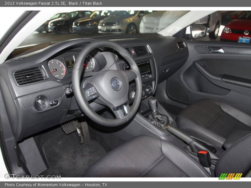 Black / Titan Black 2013 Volkswagen Passat 2.5L SE