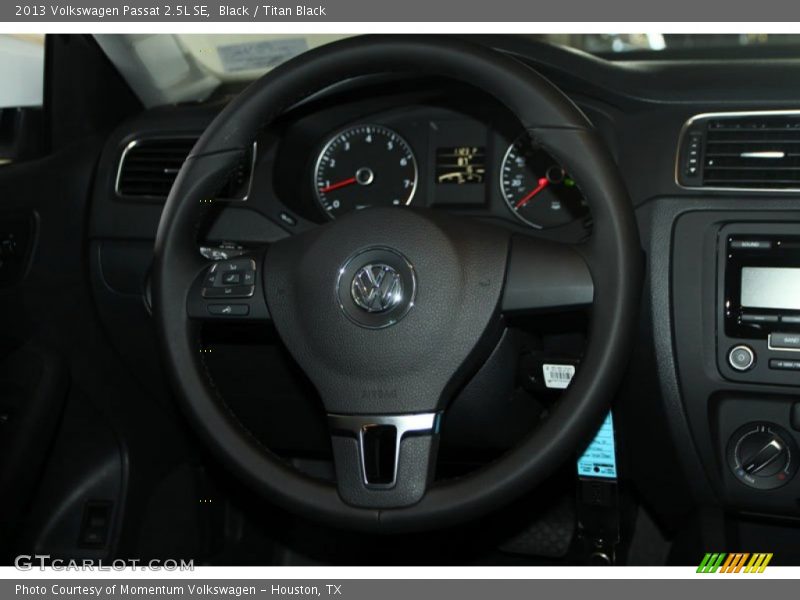 Black / Titan Black 2013 Volkswagen Passat 2.5L SE