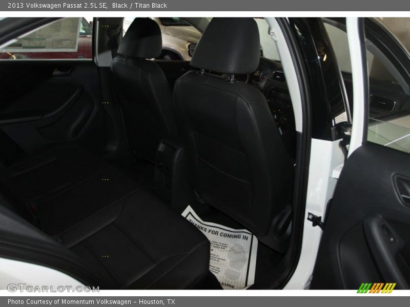 Black / Titan Black 2013 Volkswagen Passat 2.5L SE