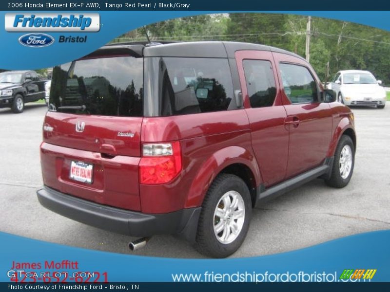 Tango Red Pearl / Black/Gray 2006 Honda Element EX-P AWD