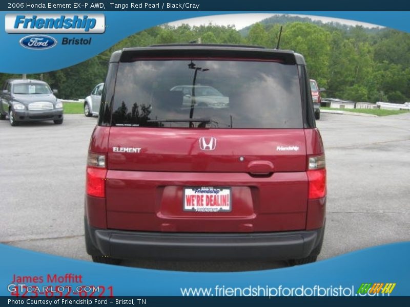 Tango Red Pearl / Black/Gray 2006 Honda Element EX-P AWD