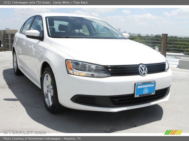 Candy White / Titan Black 2012 Volkswagen Jetta TDI Sedan