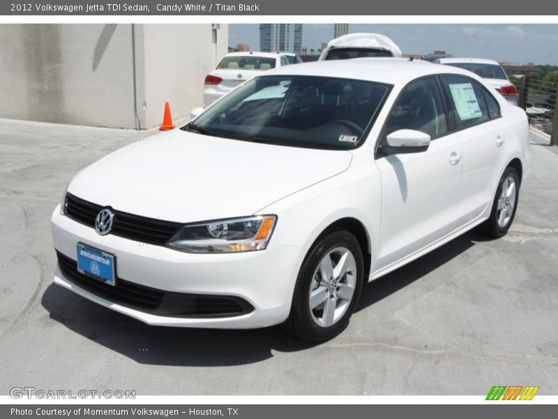 Candy White / Titan Black 2012 Volkswagen Jetta TDI Sedan
