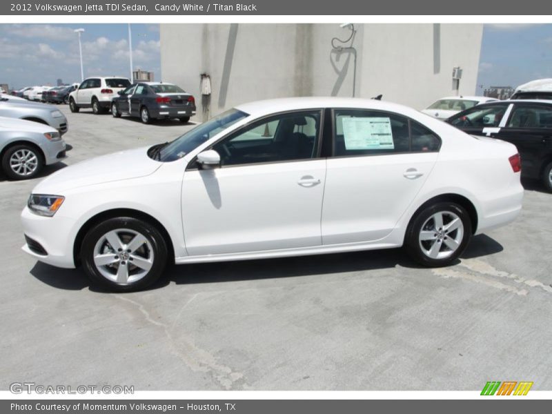 Candy White / Titan Black 2012 Volkswagen Jetta TDI Sedan