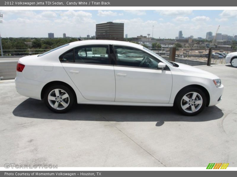 Candy White / Titan Black 2012 Volkswagen Jetta TDI Sedan