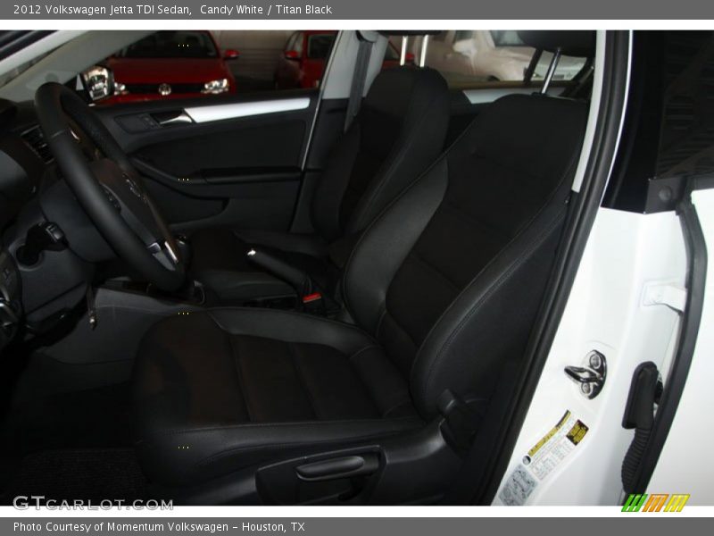 Candy White / Titan Black 2012 Volkswagen Jetta TDI Sedan