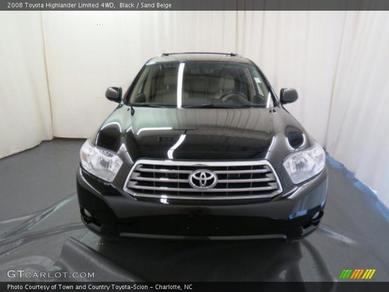 Black / Sand Beige 2008 Toyota Highlander Limited 4WD