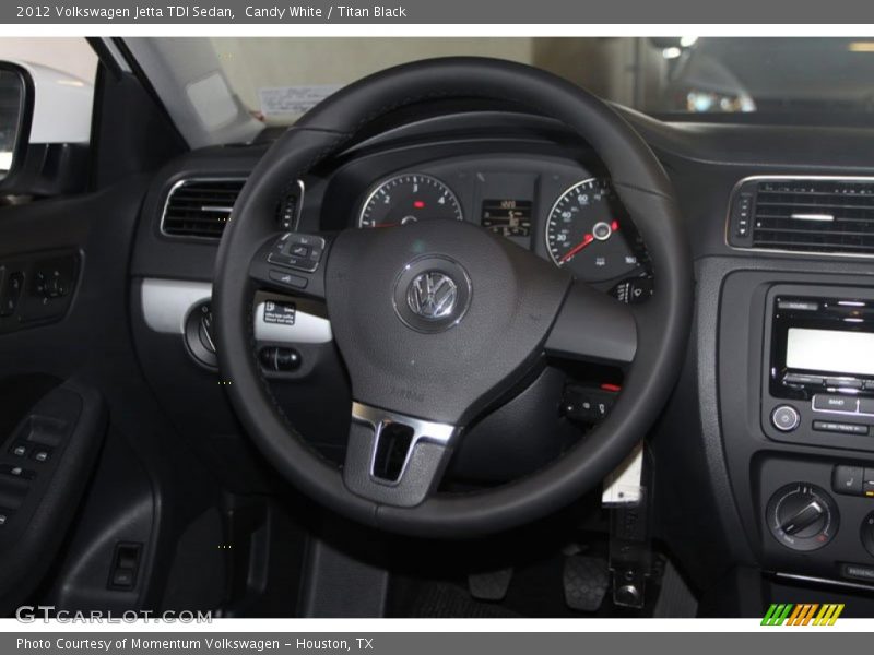 Candy White / Titan Black 2012 Volkswagen Jetta TDI Sedan