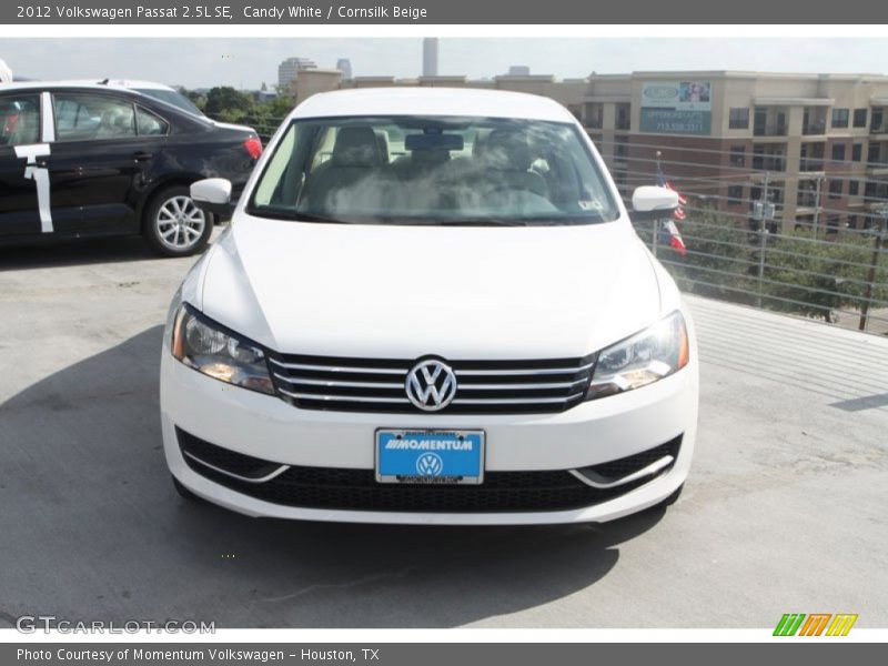 Candy White / Cornsilk Beige 2012 Volkswagen Passat 2.5L SE