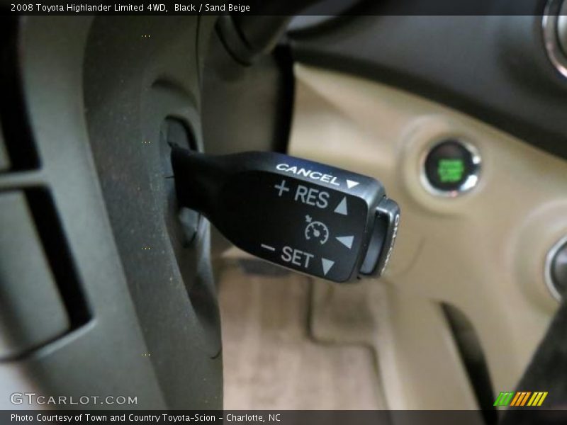 Black / Sand Beige 2008 Toyota Highlander Limited 4WD