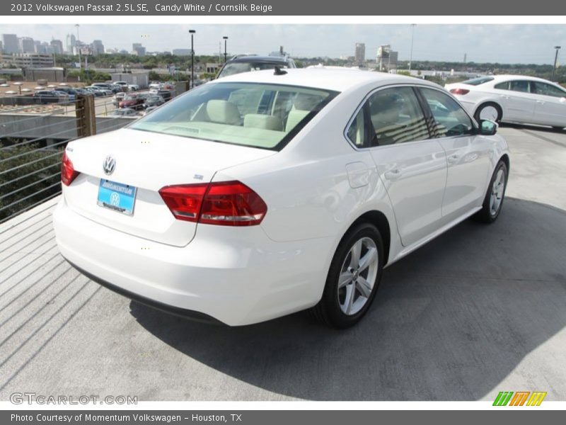 Candy White / Cornsilk Beige 2012 Volkswagen Passat 2.5L SE