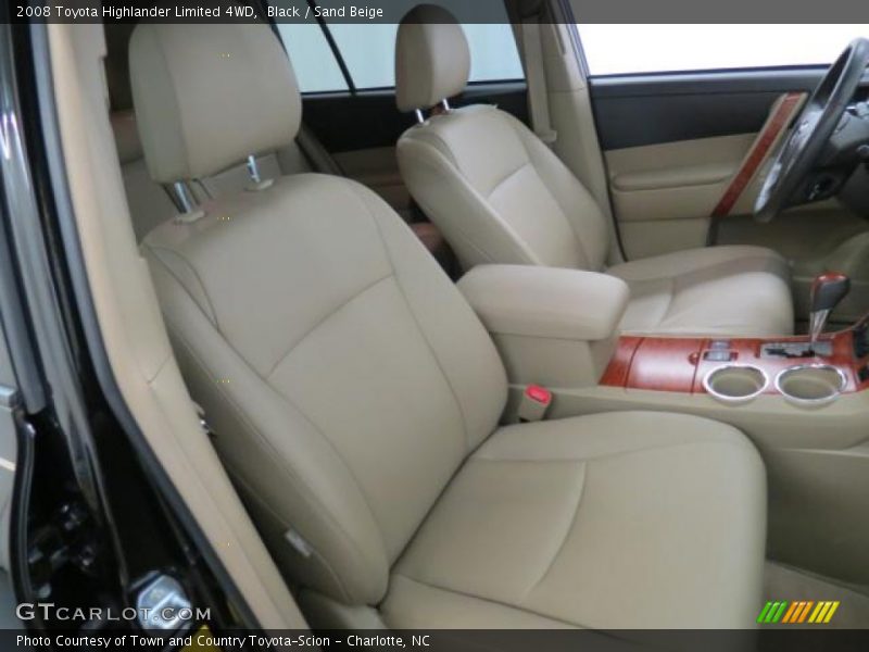 Black / Sand Beige 2008 Toyota Highlander Limited 4WD