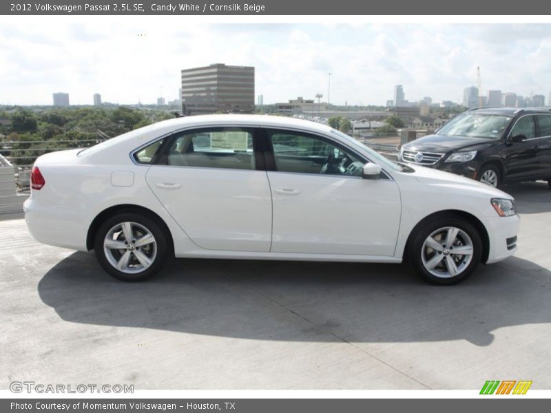 Candy White / Cornsilk Beige 2012 Volkswagen Passat 2.5L SE