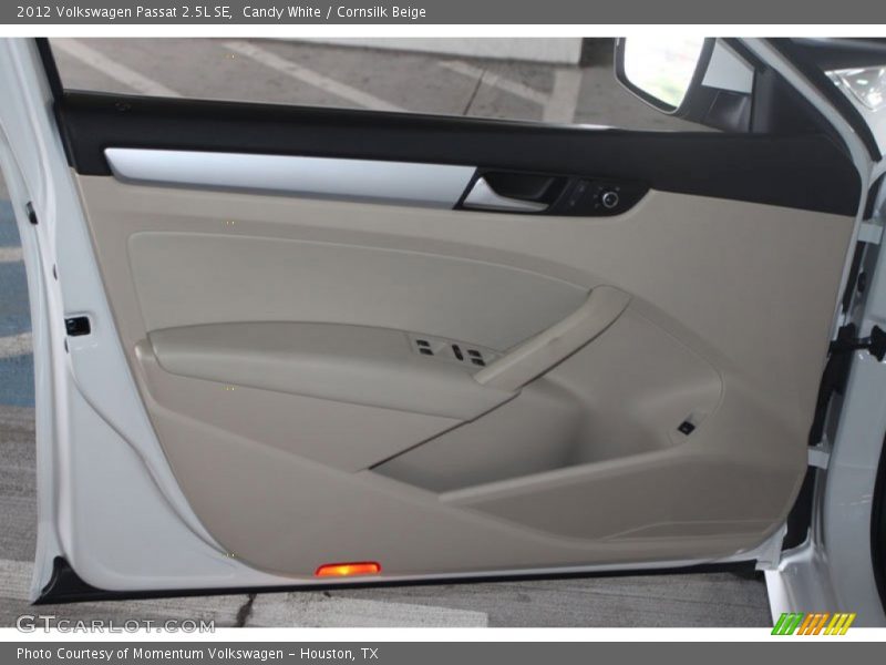 Candy White / Cornsilk Beige 2012 Volkswagen Passat 2.5L SE