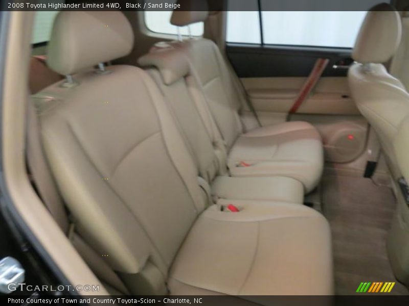 Black / Sand Beige 2008 Toyota Highlander Limited 4WD