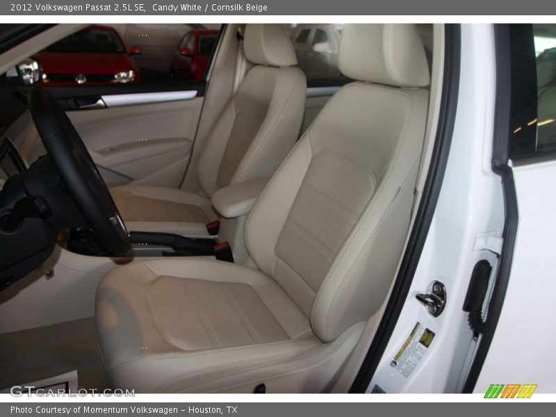 Candy White / Cornsilk Beige 2012 Volkswagen Passat 2.5L SE