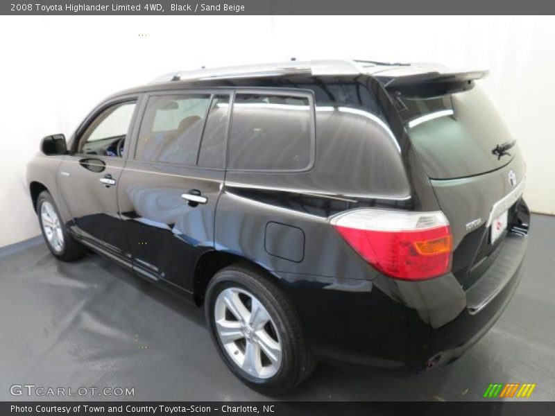 Black / Sand Beige 2008 Toyota Highlander Limited 4WD