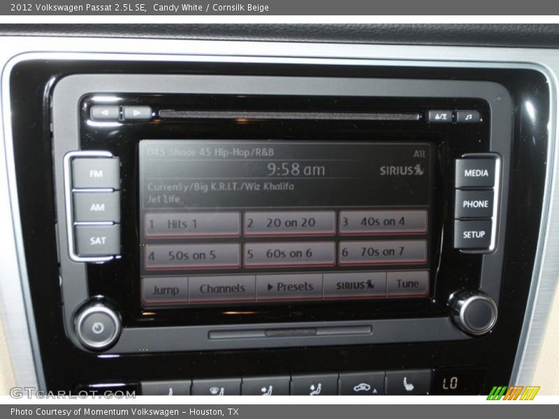 Candy White / Cornsilk Beige 2012 Volkswagen Passat 2.5L SE