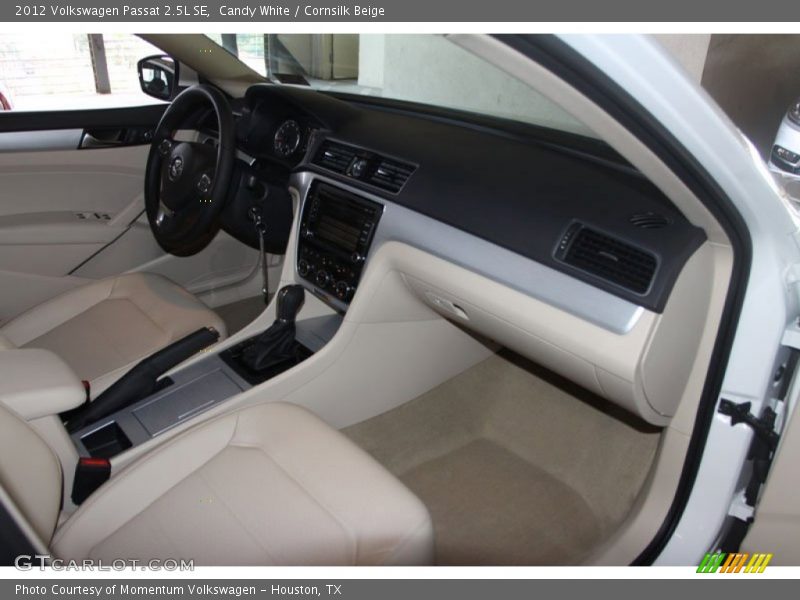 Candy White / Cornsilk Beige 2012 Volkswagen Passat 2.5L SE