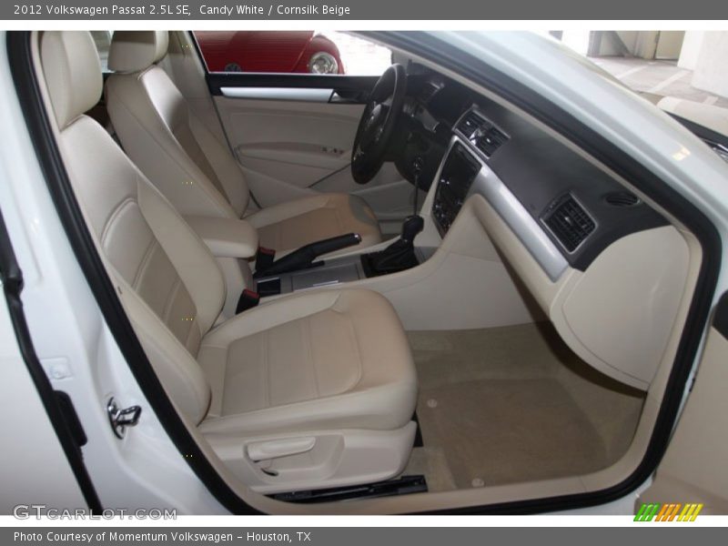 Candy White / Cornsilk Beige 2012 Volkswagen Passat 2.5L SE