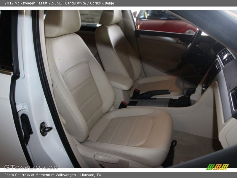 Candy White / Cornsilk Beige 2012 Volkswagen Passat 2.5L SE