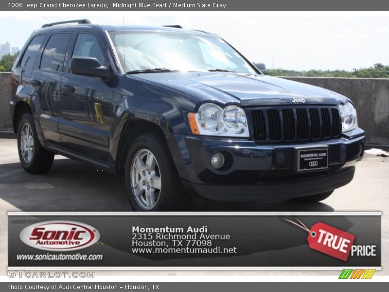 Midnight Blue Pearl / Medium Slate Gray 2006 Jeep Grand Cherokee Laredo