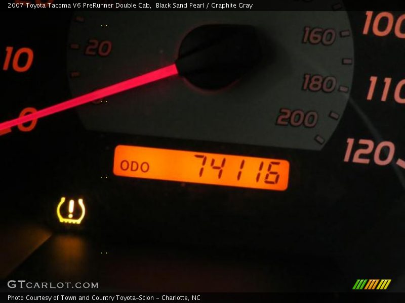 Black Sand Pearl / Graphite Gray 2007 Toyota Tacoma V6 PreRunner Double Cab