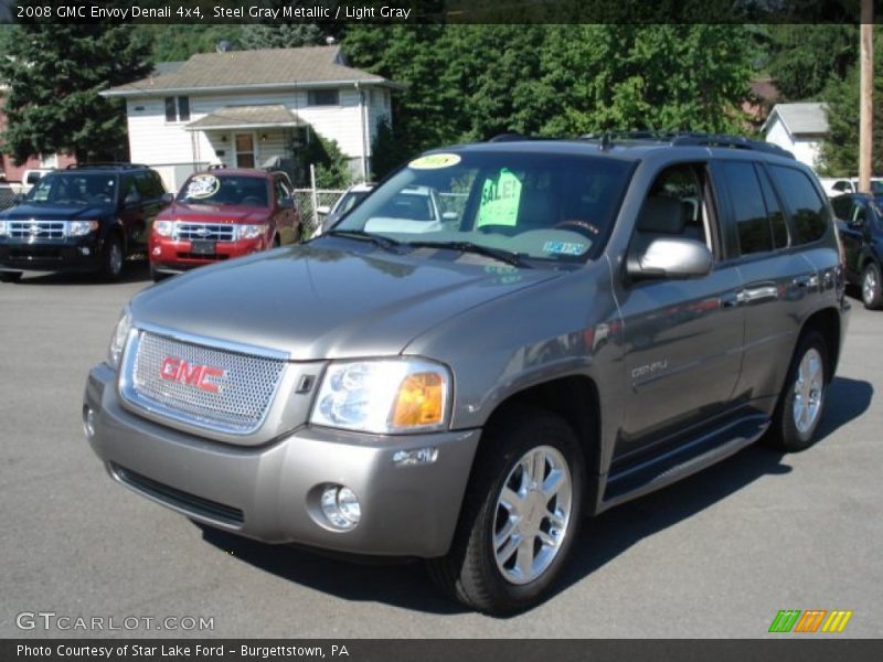 Steel Gray Metallic / Light Gray 2008 GMC Envoy Denali 4x4