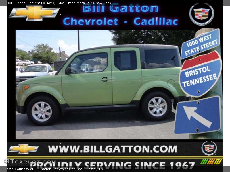 Kiwi Green Metallic / Gray/Black 2008 Honda Element EX AWD
