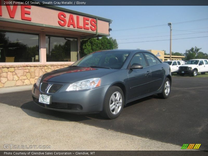 Stealth Gray Metallic / Ebony 2006 Pontiac G6 Sedan