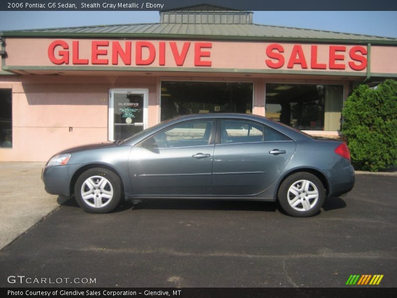 Stealth Gray Metallic / Ebony 2006 Pontiac G6 Sedan
