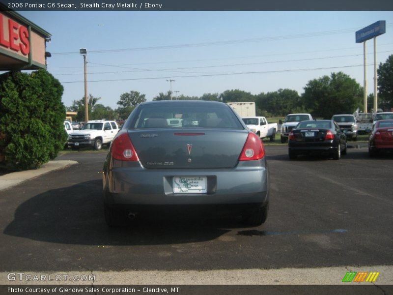 Stealth Gray Metallic / Ebony 2006 Pontiac G6 Sedan