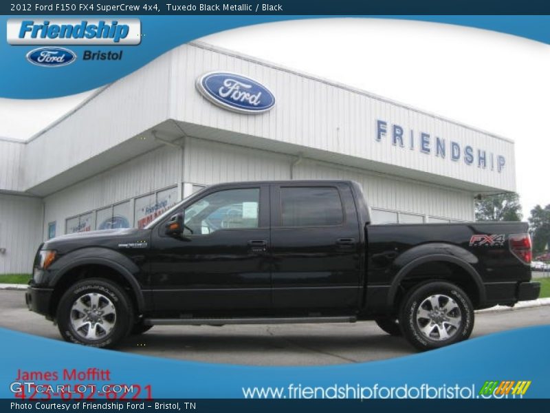 Tuxedo Black Metallic / Black 2012 Ford F150 FX4 SuperCrew 4x4
