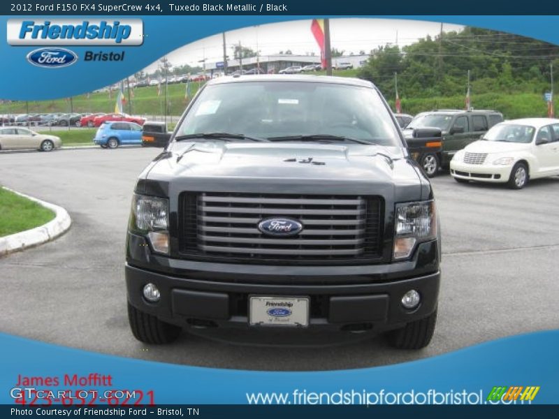 Tuxedo Black Metallic / Black 2012 Ford F150 FX4 SuperCrew 4x4