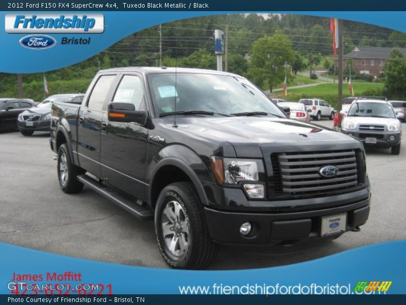Tuxedo Black Metallic / Black 2012 Ford F150 FX4 SuperCrew 4x4