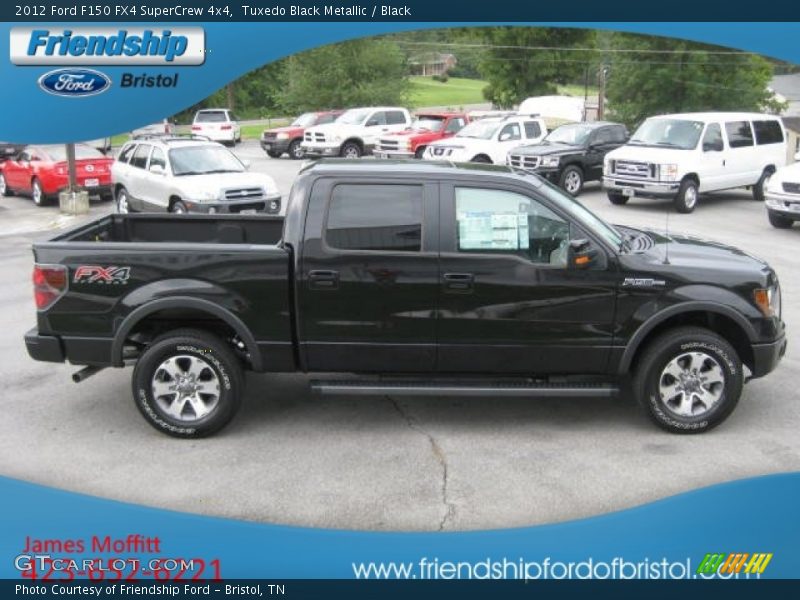 Tuxedo Black Metallic / Black 2012 Ford F150 FX4 SuperCrew 4x4