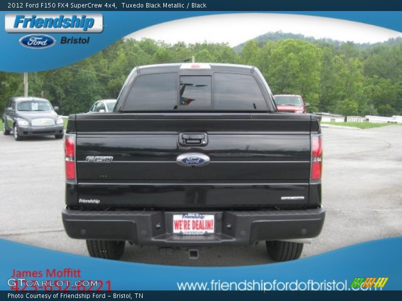Tuxedo Black Metallic / Black 2012 Ford F150 FX4 SuperCrew 4x4