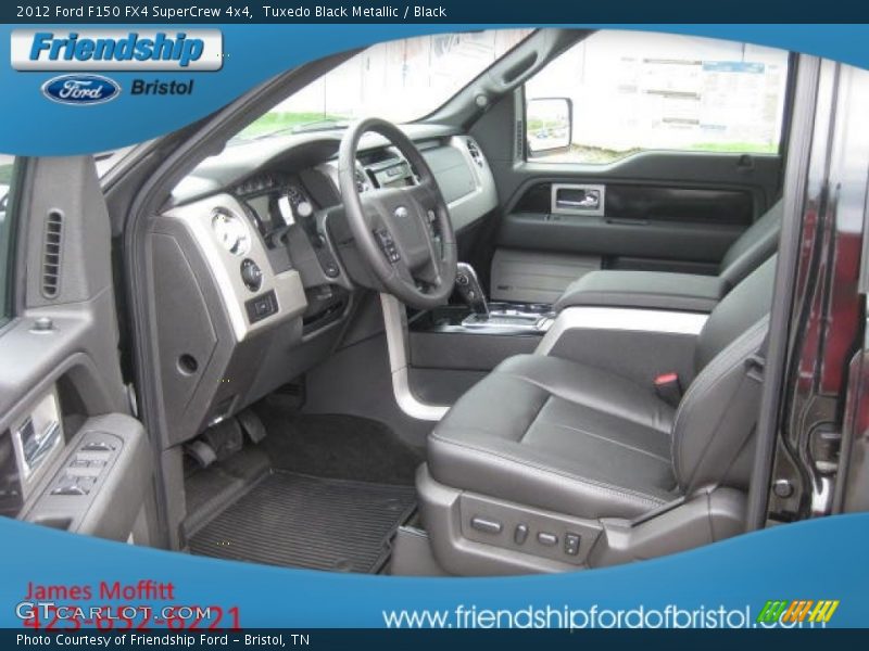 Tuxedo Black Metallic / Black 2012 Ford F150 FX4 SuperCrew 4x4