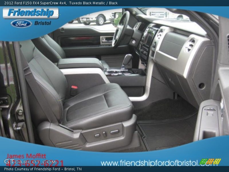 Tuxedo Black Metallic / Black 2012 Ford F150 FX4 SuperCrew 4x4