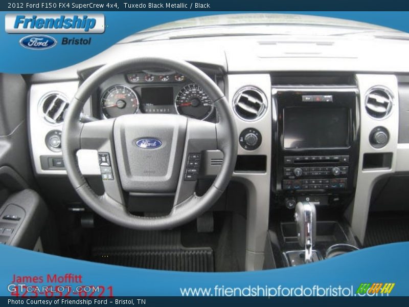 Tuxedo Black Metallic / Black 2012 Ford F150 FX4 SuperCrew 4x4