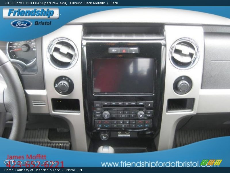 Tuxedo Black Metallic / Black 2012 Ford F150 FX4 SuperCrew 4x4