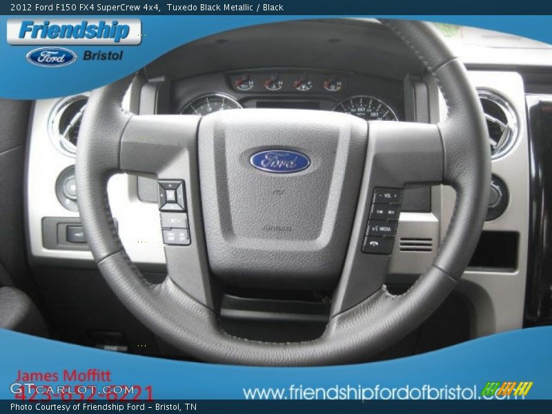 Tuxedo Black Metallic / Black 2012 Ford F150 FX4 SuperCrew 4x4